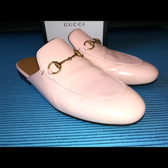 Gucci Princeton Slipper Mules Shoes Pink 39.5 - Picture 5 of 11